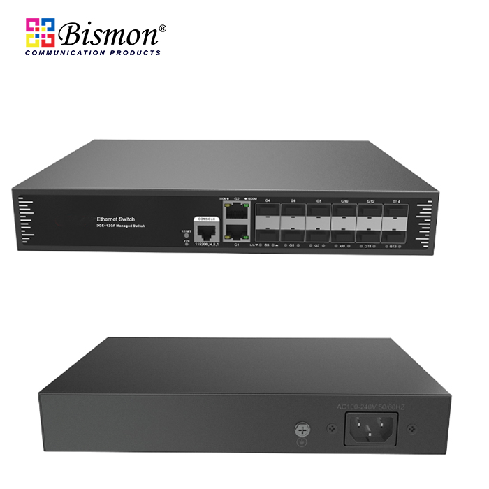 12-100-1000Base-X-SFP-ports-with-2RJ45-Gig-Managed-L2-Switch